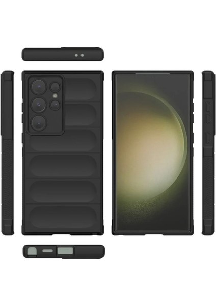 Samsung Galaxy S24 Ultra Uyumlu Silikon Kılıf - Kamera Korumalı Esnek Yeni Nesil Airbag Kapak - Yeşil fiyatları