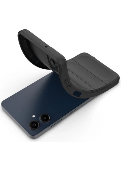 Samsung Galaxy A06 Uyumlu Silikon Kılıf - Kamera Korumalı Esnek Yeni Nesil Airbag Kapak - Lacivert modelleri