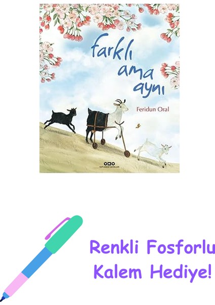 Farklı Ama Aynı (Karton Kapak) + Renkli Fosforlu Kalem
