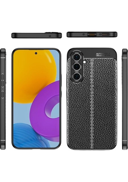 Samsung Galaxy A17 Uyumlu Silikon Kılıf Deri Desenli Darbe Emici Autofocus Tam Koruma Kapak indirimleri