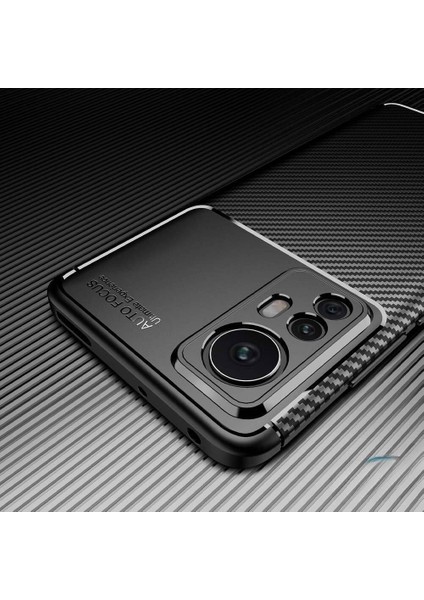 Xiaomi 12X Uyumlu Silikon Kılıf Karbon Desenli Darbe Emici Autofocus Tam Koruma Kapak modelleri