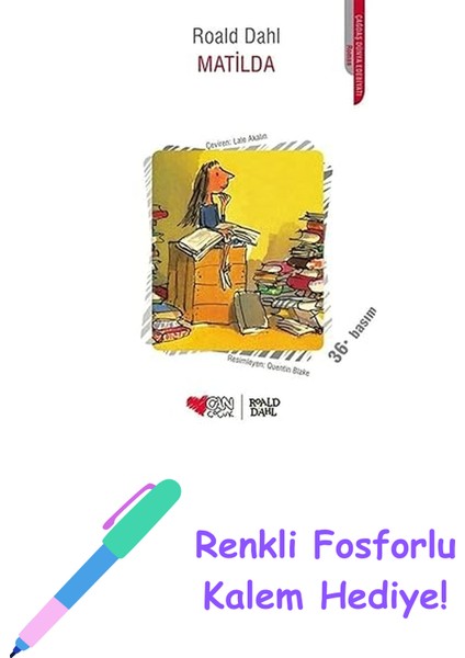 Matilda: 9+ Yaş + Renkli Fosforlu Kalem