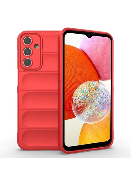 Samsung Galaxy A05S Uyumlu Silikon Kılıf - Kamera Korumalı Esnek Yeni Nesil Airbag Kapak - Kırmızı