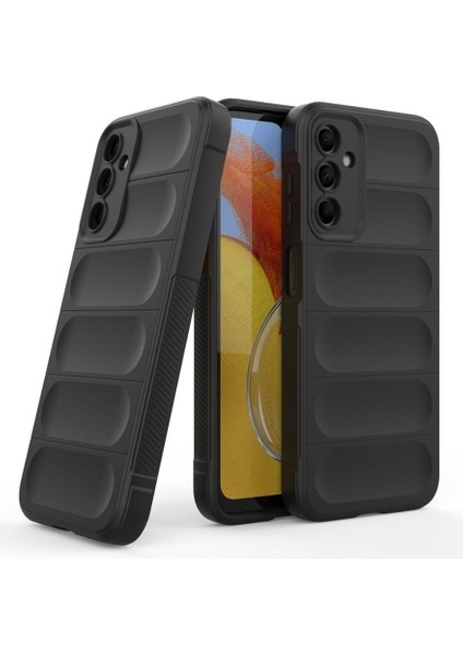 Samsung Galaxy A03S Uyumlu Silikon Kılıf - Kamera Korumalı Esnek Yeni Nesil Airbag Kapak - Siyah