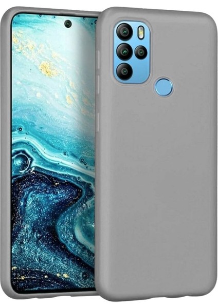 General Mobile Gm 21 Pro D Uyumlu Silikon Kılıf - Esnek Tam Koruma Pastel Renk Kapak - Gri