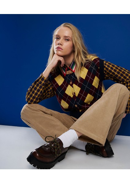 Baklava Desenli Triko TW6250050402035