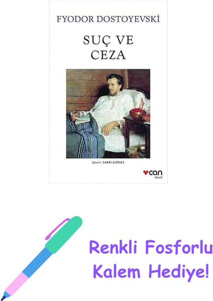 Suç ve Ceza + Renkli Fosforlu Kalem