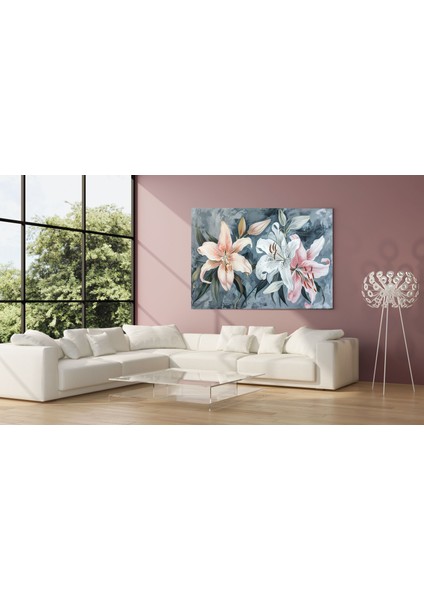 Lilium Çiçeği Kanvas Baskı Tablo modelleri