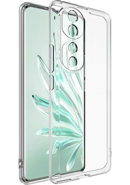Honor 70 Uyumlu Şeffaf Silikon Kılıf - Kamera Korumalı Esnek Tam Koruma Kapak