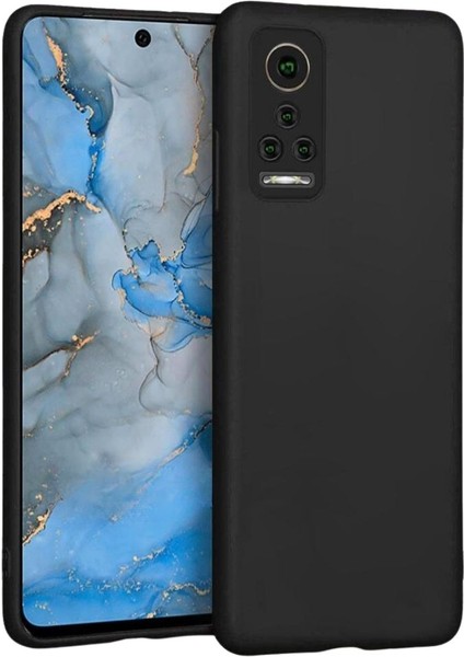 General Mobile Gm 22 Pro Uyumlu Silikon Kılıf - Kamera Korumalı Esnek Pastel Renk Kapak - Siyah