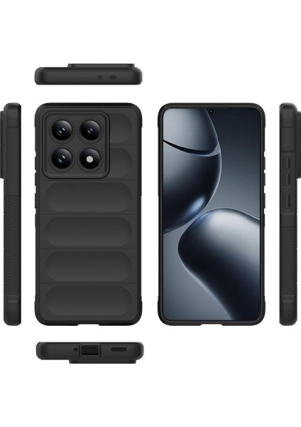 Xiaomi 14T Uyumlu Silikon Kılıf - Kamera Korumalı Esnek Yeni Nesil Airbag Kapak - Lacivert fiyatları