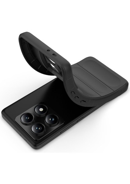 Xiaomi 14T Uyumlu Silikon Kılıf - Kamera Korumalı Esnek Yeni Nesil Airbag Kapak - Lacivert modelleri