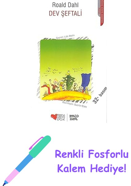 Dev Şeftali + Renkli Fosforlu Kalem