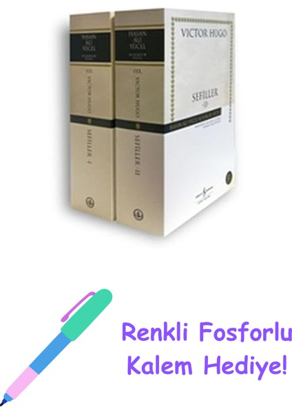 Sefiller - 2 Kitap Takım + Renkli Fosforlu Kalem