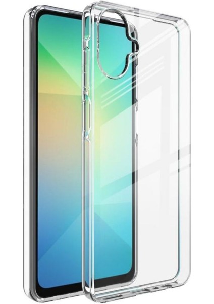 Samsung Galaxy A07 Uyumlu Silikon Kılıf - Kamera Korumalı Esnek Pastel Renk Kapak - Şeffaf