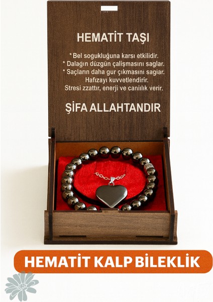 Hematit (Hematin) Doğal Taş Bileklik & Kolye modelleri