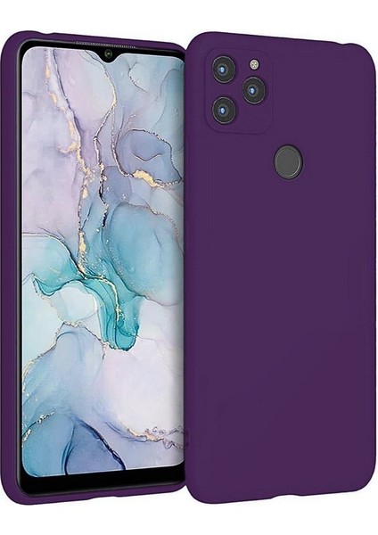 General Mobile Gm 21 Uyumlu Silikon Kılıf - Esnek Tam Koruma Pastel Renk Kapak - Mor