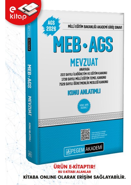 2026 Meb-Ags MEVZUAT-ANAYASA-222 Sayılı Ilköğretim ve Eğitim Kanu