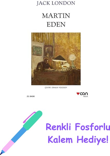 Martin Eden + Renkli Fosforlu Kalem