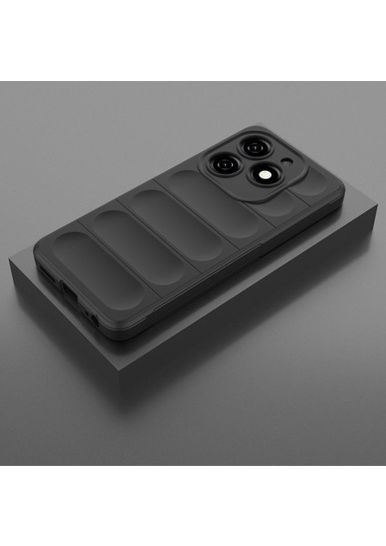 Infinix Hot 40I Uyumlu Silikon Kılıf - Kamera Korumalı Esnek Yeni Nesil Airbag Kapak - Lacivert indirimleri