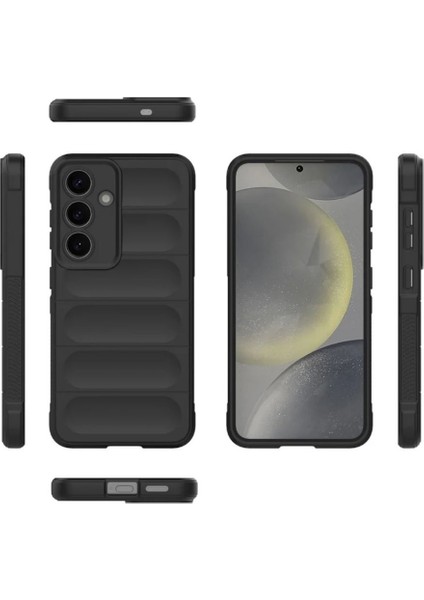 Samsung Galaxy S24 5g Uyumlu Silikon Kılıf - Kamera Korumalı Esnek Yeni Nesil Airbag Kapak - Siyah fiyatları