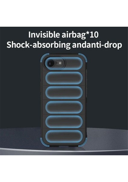 Apple iPhone 16E Uyumlu Silikon Kılıf - Kamera Korumalı Esnek Yeni Nesil Airbag Kapak - Kırmızı indirimleri