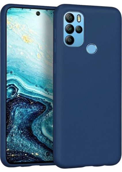 General Mobile Gm 21 Pro D Uyumlu Silikon Kılıf - Esnek Tam Koruma Pastel Renk Kapak - Lacivert