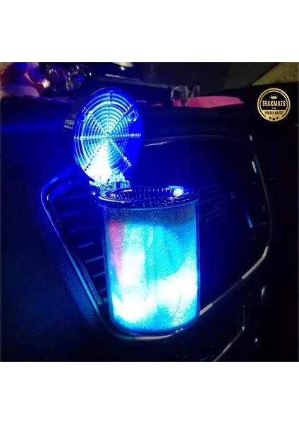 Porsche Cayenne 2007-2008-2009-2010 Renkli Işıklı Araç Içi Küllük, Koku Yapmaz,rgb LED Işıklı,araba Küllük