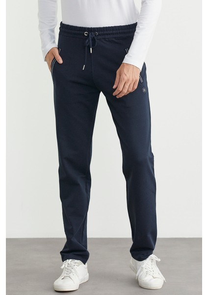 Boru Paça Rahat Kalıp Eşofman Altı - Lacivert fiyatları