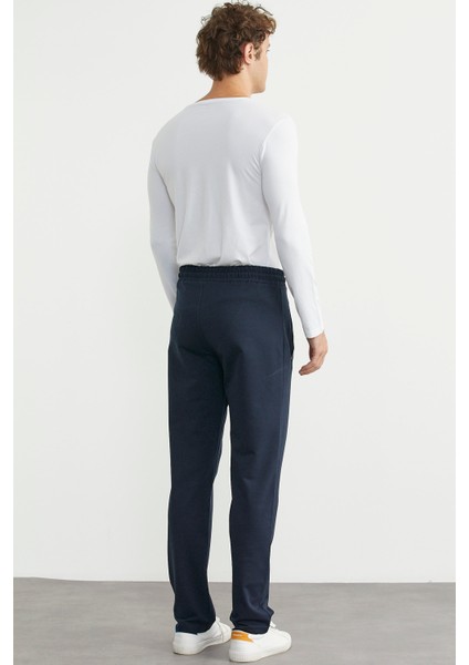 Boru Paça Rahat Kalıp Eşofman Altı - Lacivert indirimleri