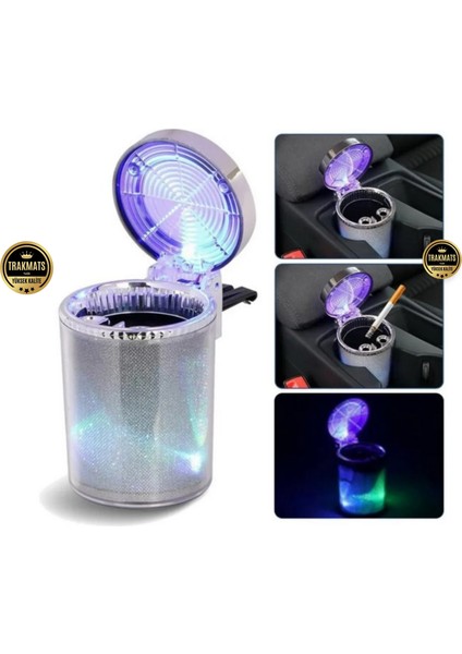 Honda Civic Sedan 1996-1997-1998-1999-2000 Renkli Işıklı Araç Içi Küllük, Koku Yapmaz,rgb LED Işıklı,araba Küllük