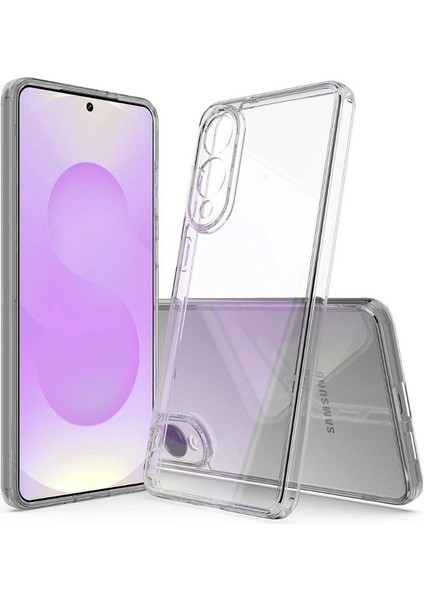 Samsung Galaxy S25 Edge Uyumlu Şeffaf Silikon Kılıf - Kamera Korumalı Esnek Tam Koruma Kapak