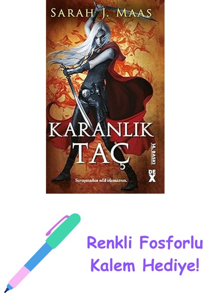 Cam Şato 2 - Karanlık Taç (Ciltli): Savaşmadan Adil Olamazsın. + Renkli Fosforlu Kalem