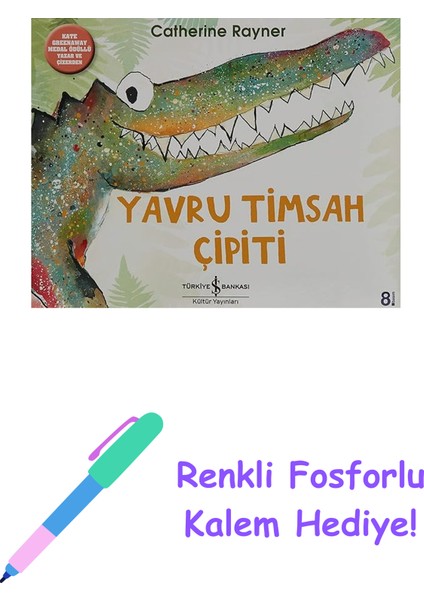 Yavru Timsah Çipiti + Renkli Fosforlu Kalem