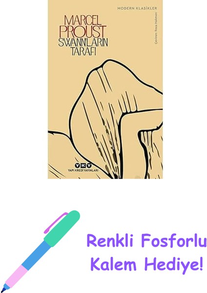 Kayıp Zamanın Izinde - Swann'ların Tarafı: Kayıp Zamanın Izinde 1. Kitap + Renkli Fosforlu Kalem