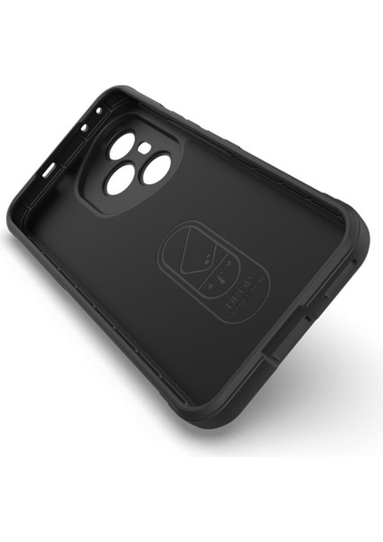 Honor 400 Pro Uyumlu Silikon Kılıf - Kamera Korumalı Esnek Yeni Nesil Airbag Kapak - Siyah modelleri