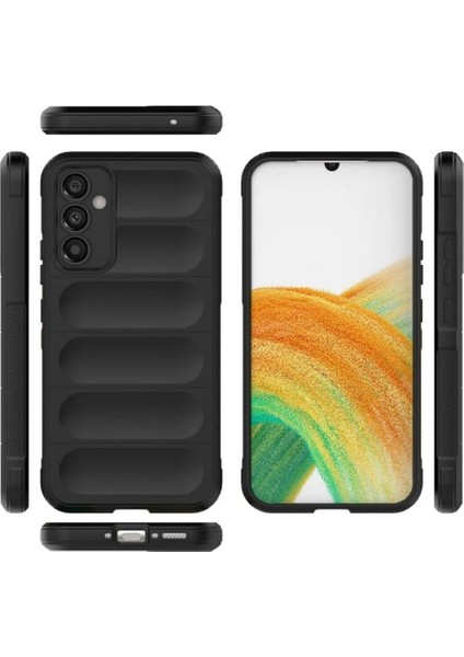 Samsung Galaxy A14 Uyumlu Silikon Kılıf - Kamera Korumalı Esnek Yeni Nesil Airbag Kapak - Yeşil fiyatları