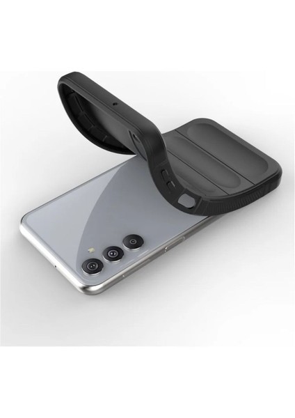 Samsung Galaxy M34 Uyumlu Silikon Kılıf - Kamera Korumalı Esnek Yeni Nesil Airbag Kapak - Siyah modelleri