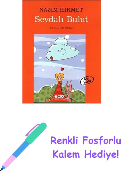 Sevdalı Bulut (Karton Kapak) + Renkli Fosforlu Kalem