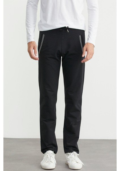 Boru Paça Rahat Kalıp Eşofman Altı - Siyah fiyatları