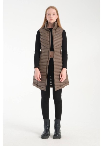 Omnı Heat Slim Fit Haki Termal Kadın Yelek fiyatları