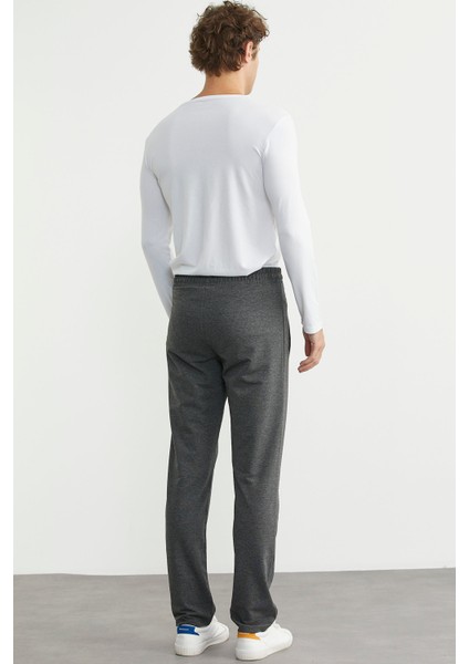 Boru Paça Rahat Kalıp Eşofman Altı - Antrasit indirimleri