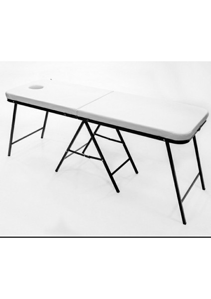 Beyaz Çanta Tipi Katlanabilir Taşınabilir Portatif Masaj Masası Hacamat Sedyesi Muayene Masası fiyatları