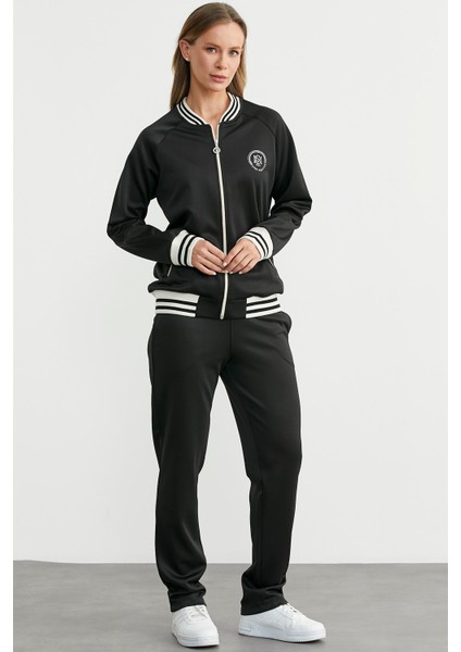 Şerit Detaylı Scuba Eşofman Takım - Siyah fiyatları