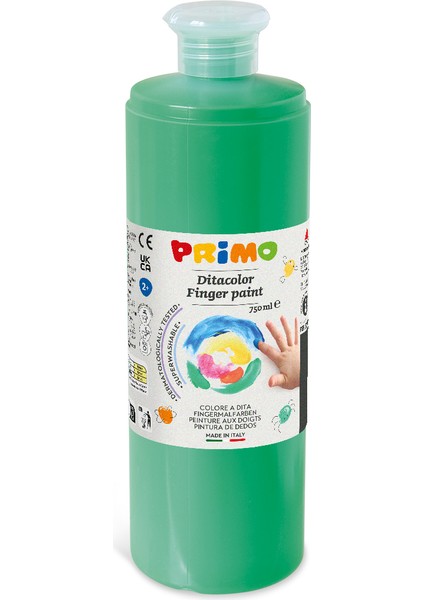 Yıkanabilir Parmak Boyası - Yeşil 750ML