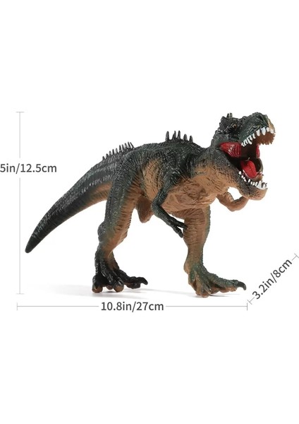 Gerçekçi 32 cm 2’li Dinozor – Ağız Hareketli Oyuncak Dinozorlar modelleri