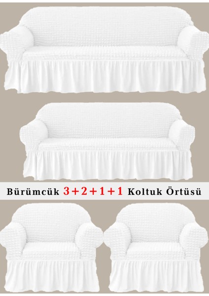 Bürümcük Koltuk Örtüsü, Kanepe, Çekyat Örtüsü, Koltuk Kılıfı 3 2 1 1 Takım