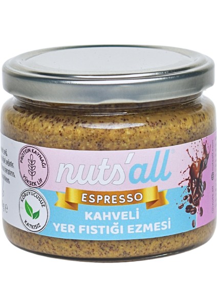 Espressolu Fıstık Ezmesi 280 gr