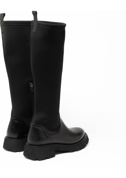 Kadın Çizme GTN-20792 John May Siyah Deri Siyah Strec