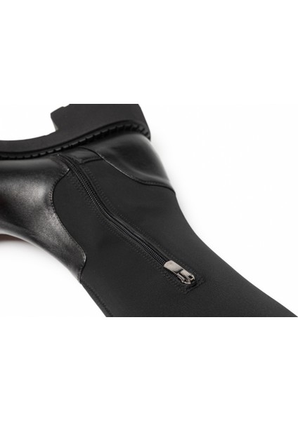 Kadın Çizme GTN-20792 John May Siyah Deri Siyah Strec